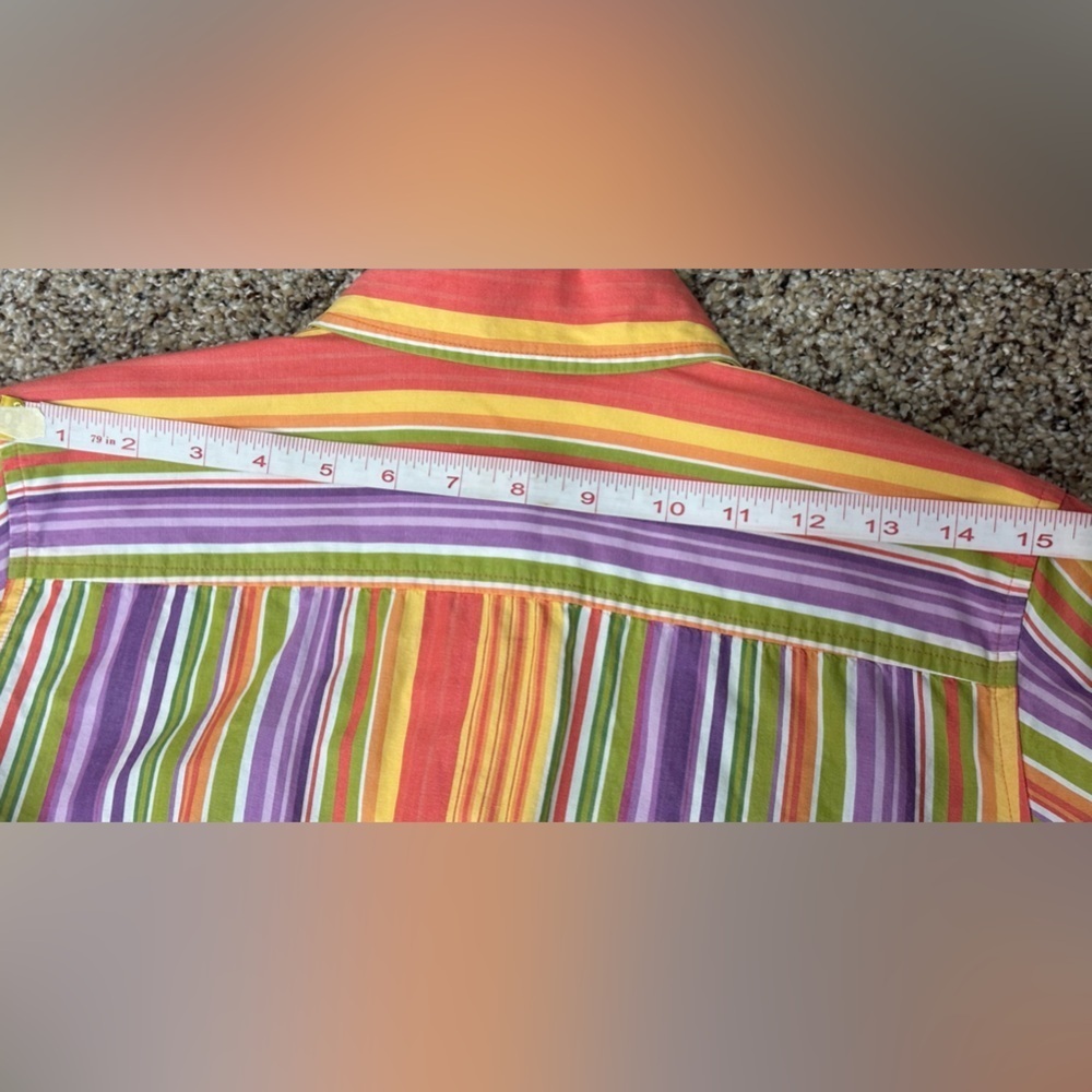Jones New York Sport Women’s Multicolor Long Sleeve Button-Up Shirt 🌟 - Picture 7 of 11